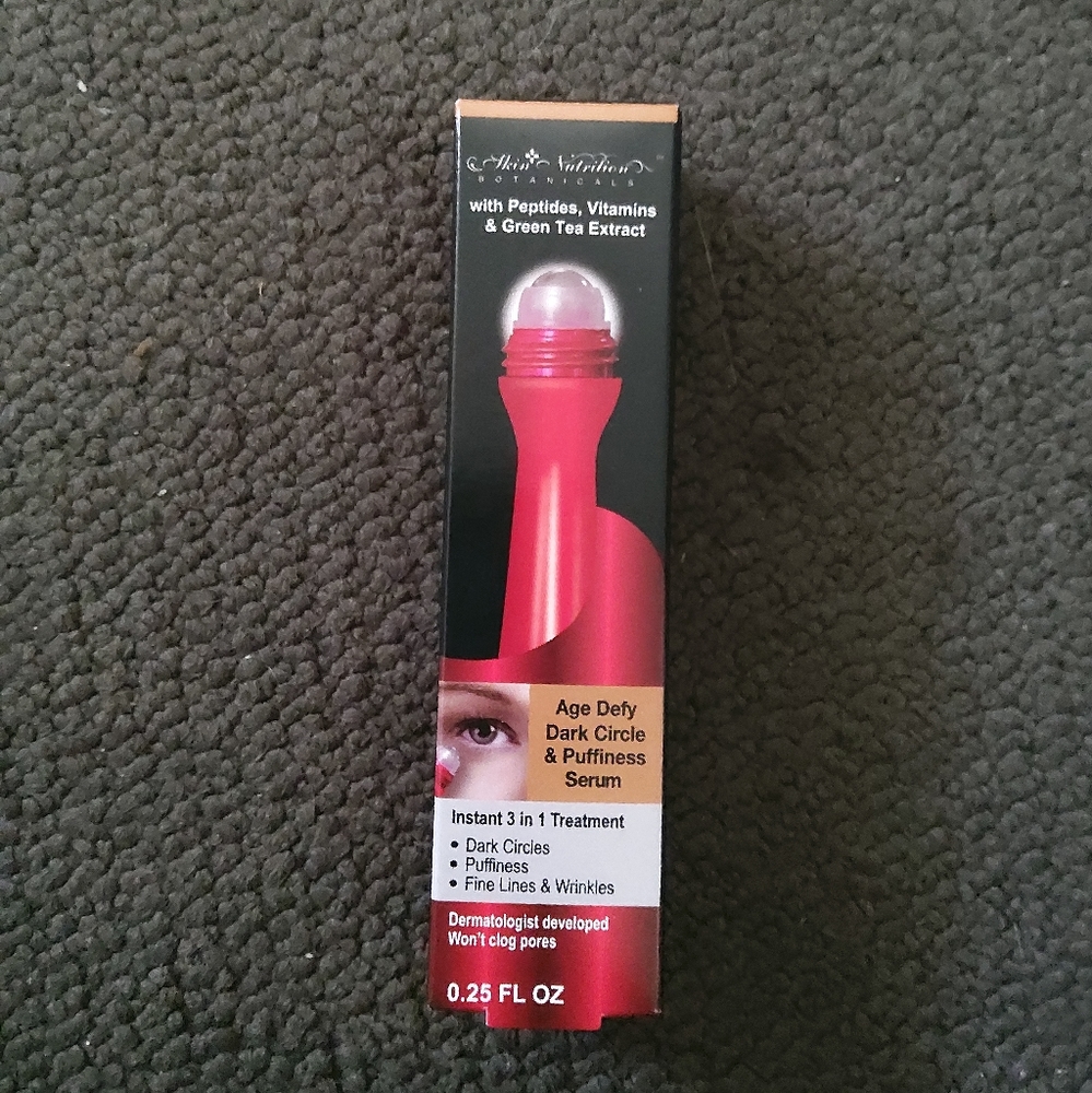 Skin nutrition age defy dark circle and puffiness serum